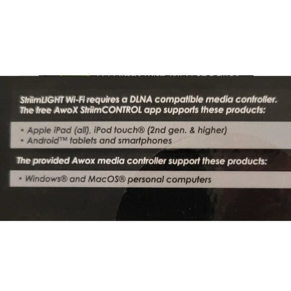 AwoX StriimLight Wi-Fi LED Light with Wi Fi Speaker NEW - Picture 4 of 4